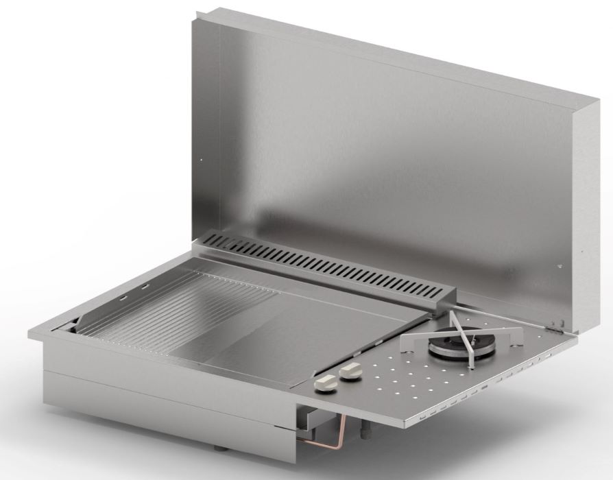 Planchas encastrables pour Cuisine extérieure - Atlantic Inox